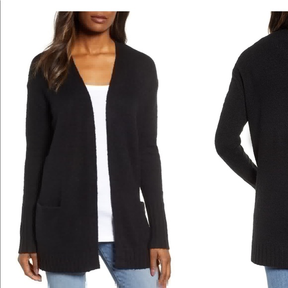 caslon open front cardigan